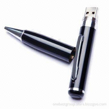 Portable Covert Camera Pen, Supports 1,280 x 720p High Definition Video and Photo Taking